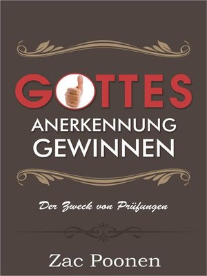 cover image of Gottes Anerkennung gewinnen